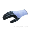 Gants anti-coupe HESPAX Gants de nitrile sableux